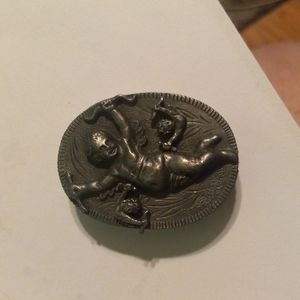 Cupid broach and earing set